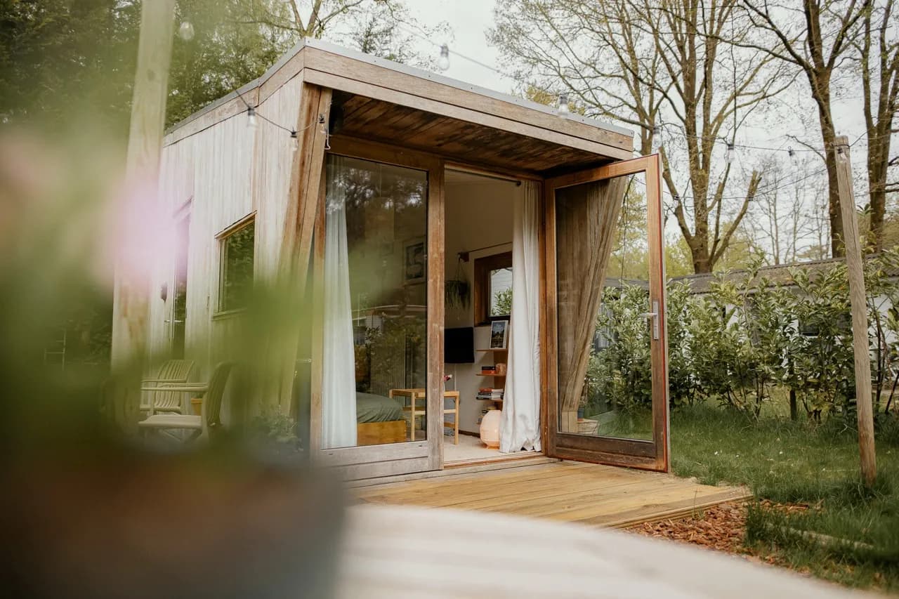 Tiny House Alba landscape view